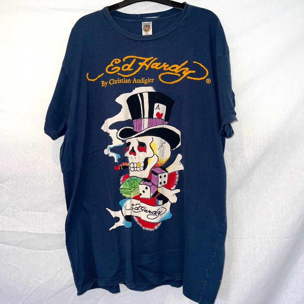 Ed Hardy - Ace Poker Dice Cigar - Rare XXL Vintage Smoking Skull - 80% OFF SALE!